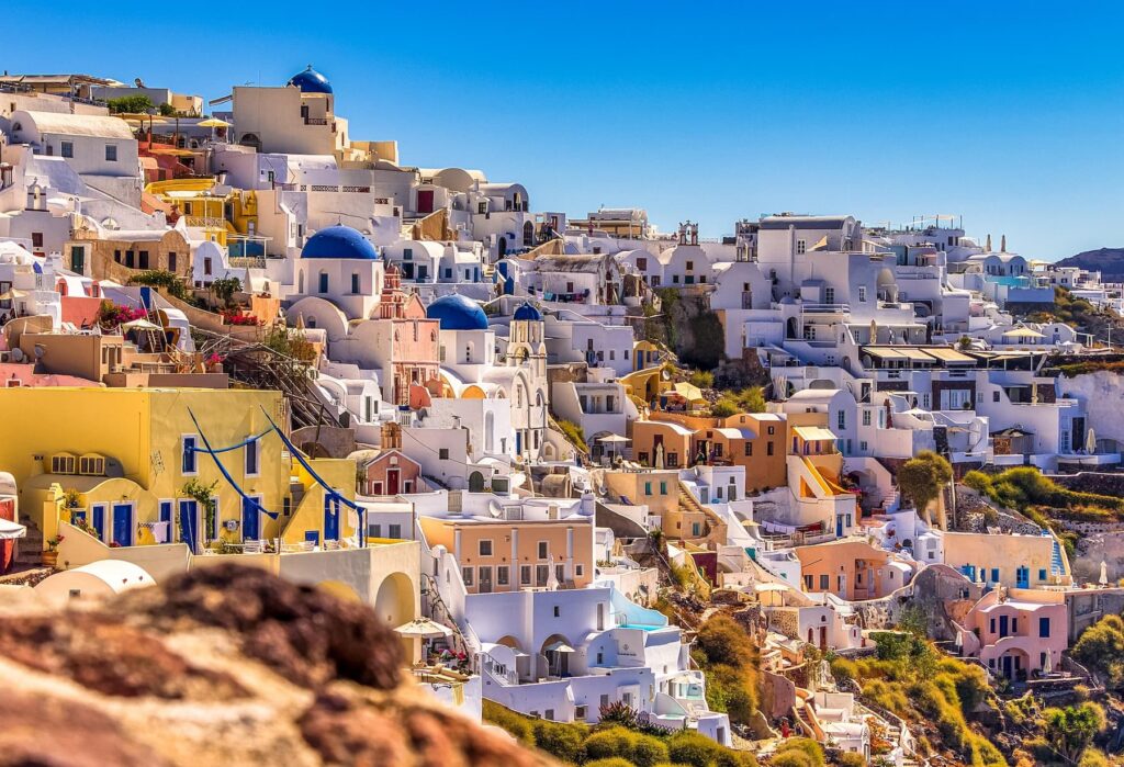 Santorini in Greece