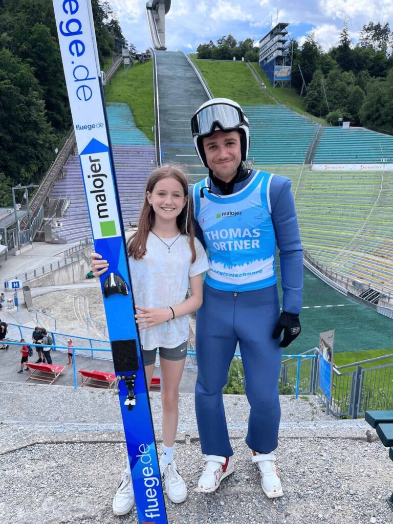 Ski jmumper in Innsbruck, Austria