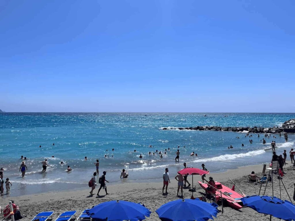 Seafront at Monterosso, Cinque Terre, Italy