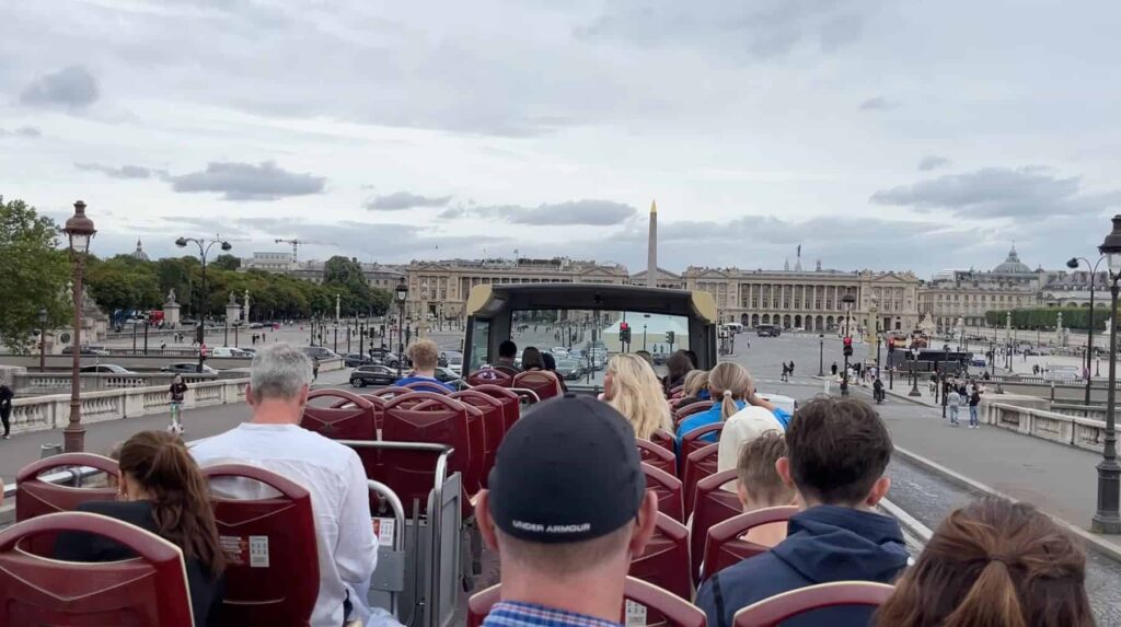 The Big Bus Tour in Paris