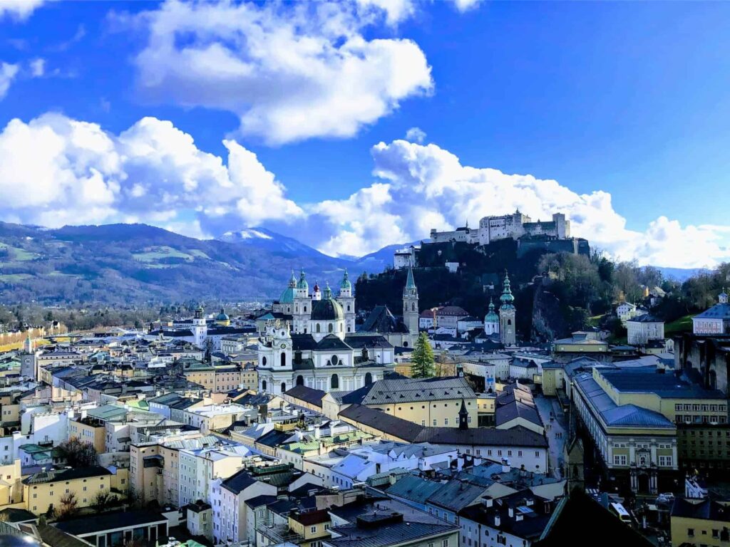 Hohensalzburg overlooking the city
