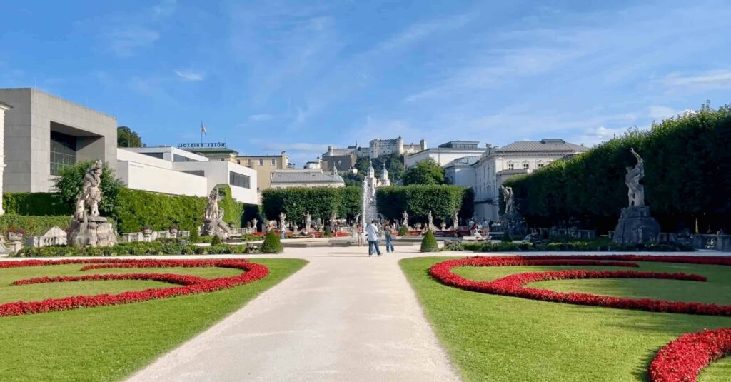 The Mirabell Gardens in Salzburg