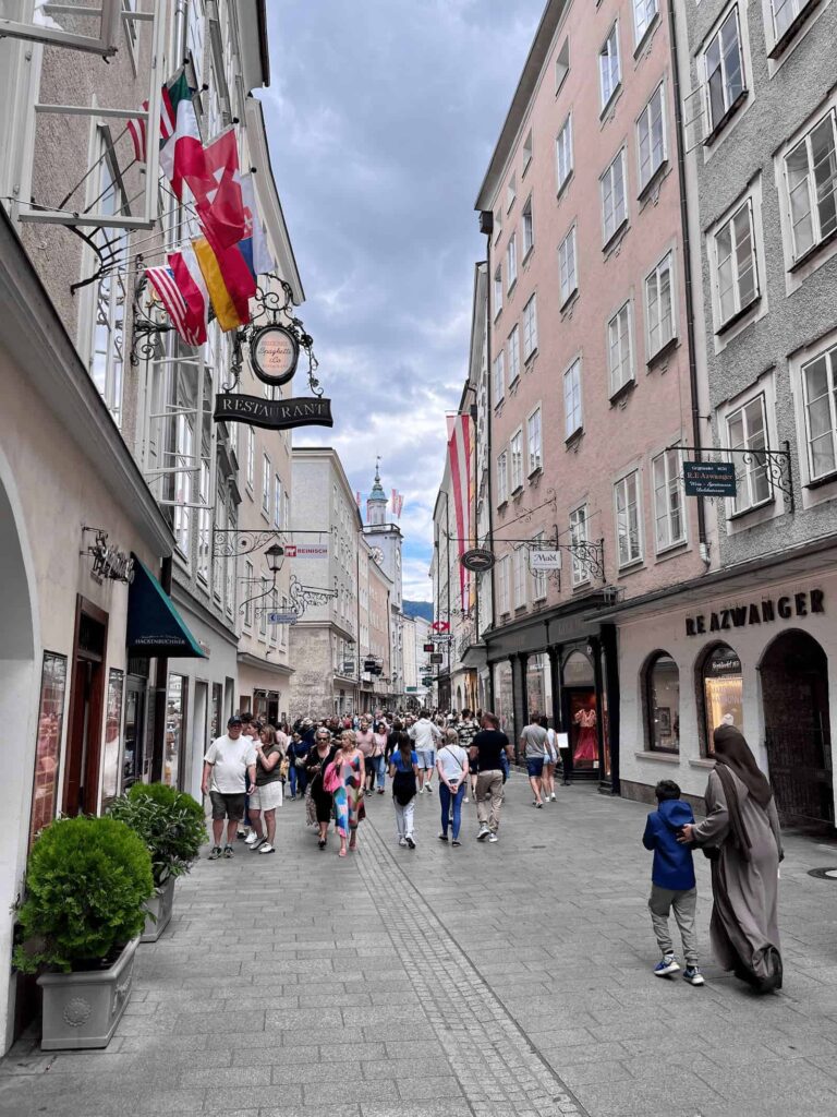Shopping in Salzburg High Street