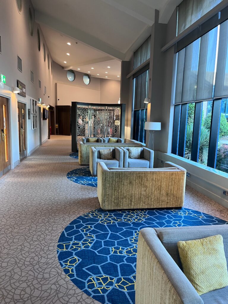 Lobby at Novotel Stansted Airport